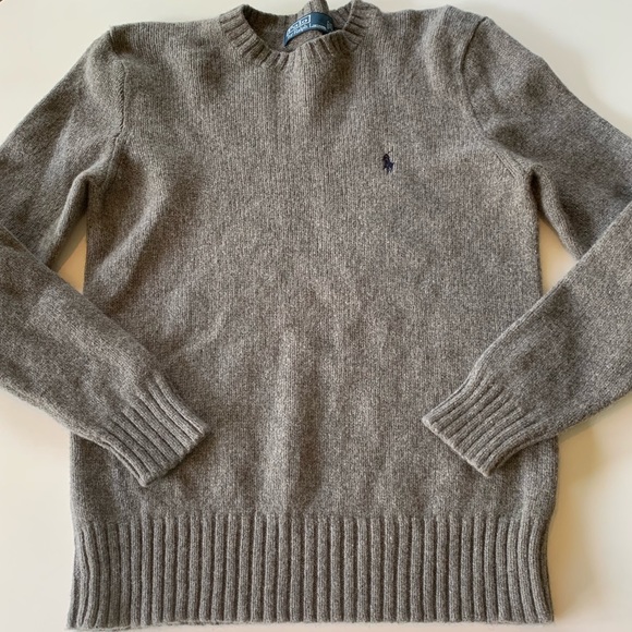 Polo Ralph Lauren Sweaters - Polo Ralph Lauren Sweater Medium Gray Wool Angora